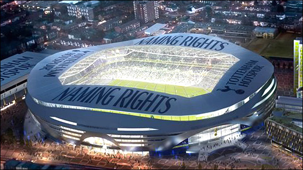 Artist's impression of proposed new Spurs stadium