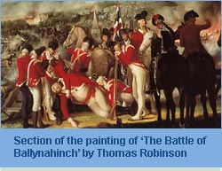 painting of 'The Battle of Ballynahinch' by Thomas Robinson