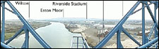 View From Transporter Bridge Labelled