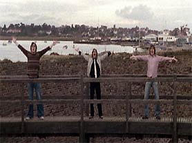 The rock band Canterbury on a bridge