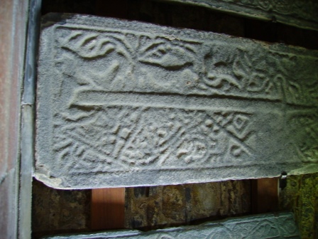 Inside St Clements church, Rodel, 5