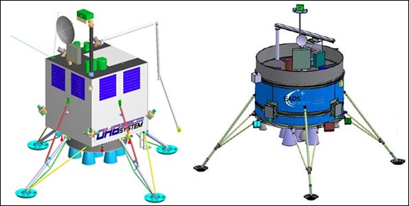 Current lander designs