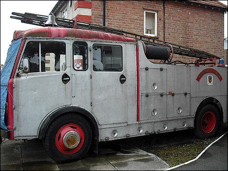 Vintage fire engine