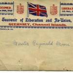 Souvenir Card. 29 June 1945 Guernsey,Channel Islands