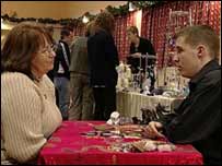 Psychic fair organised by Caroline