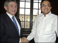 पॉल वुल्फ़ोवित्ज़ और चिदंबरम