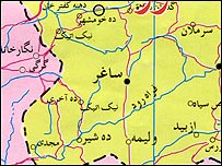 ساغر که در حدود 200 کيلومتری شرق هرات واقع است در ارتقاع 2500 متری از سطح دريا قرار دارد