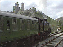 Swanage Railway and Corfe Castle