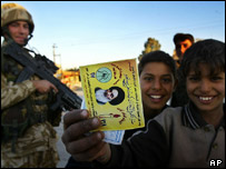 Vận động tham gia bầu cử ở Basra