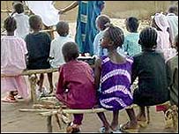 Crianças na África