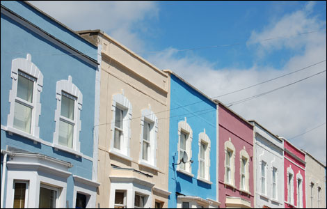 Totterdown painted houses