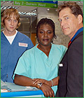 Casualty's Abs, Holby's Lola and Casualty's Harry