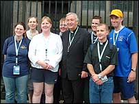 Photo with Archbishop Vincent Nichols