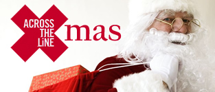 Santa with a bag stuffed full of great seasonal content from ATL