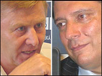 Miroslav Grebeníček a Jiří Paroubek