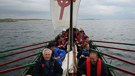 Seven Ages Of Britain: David Dimbleby rowing to Iona with Currach crew