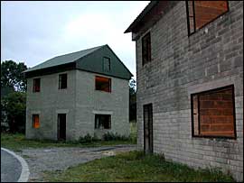 Music and light is pumped from the monopoly houses