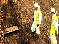 archaeological dig on olympic site