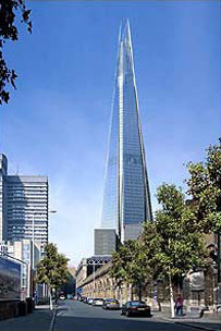 策划修建的‘碎片’，又名伦敦桥塔楼