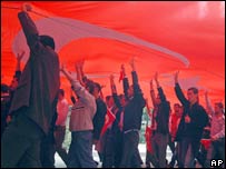 تظاهرات ترکيه عليه اتهام نسل کشی ارامنه