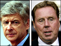 wenger và redknapp