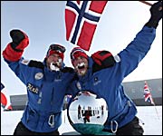 The winners, Team Missing Link