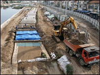 Một phần dự án đại lộ Đông Tây - ảnh Tuổi Trẻ