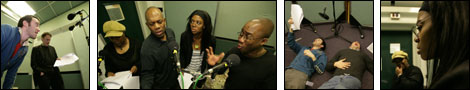 Actors peform Rebel Woman radio play