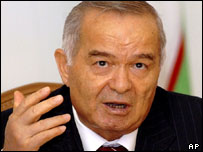Uzbecký prezident Islam Karimov 