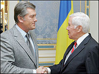 Ющенко і Луґар