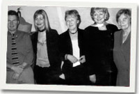 Y siaradwyr gwadd: Dr Alun Harris, Siân Lloyd, Pat Jones (prifathrawes), Rhiannon Lloyd, Mair Waldo Thomas