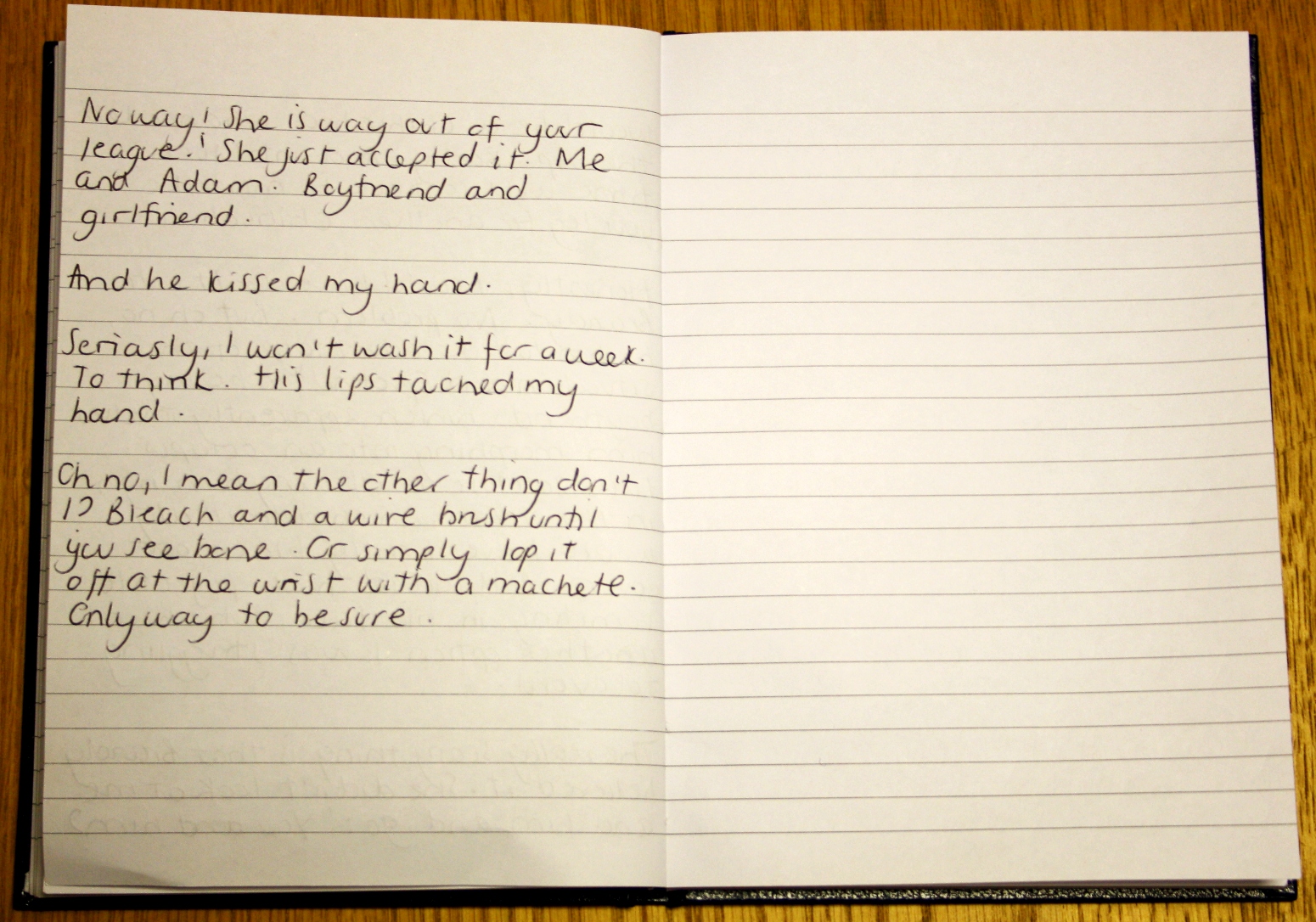 Christa's journal entry 'Stalked by the Dead' Page 3
