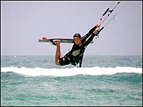 Steph Bridge in action