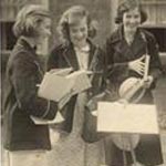 With Queen Anne's School friends at the beginning of the War - I am the one in the middle. With Queen Anne's School friends at the beginning of the War - I am the one in the middle.