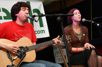 Gary Lightbody sang with Lisa Hannigan