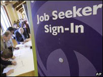 Escritório de agência de emprego