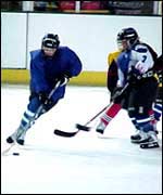 Coventry Blaze player in action 