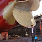 Joris Minn at the Harland and Wolff shipyard in Belfast