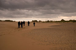 Clare, Annabel Drysdale,Elizabeth Hay, photographer Ken Ingram and his artist wife, Ellie