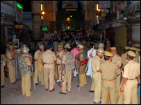 अजमेर में हुए धमाके के बाद पुलिस 