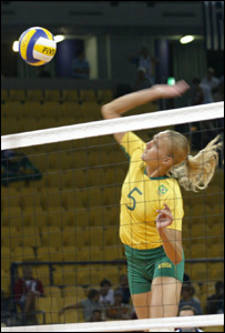 Jogadora de vôlei do Brasil