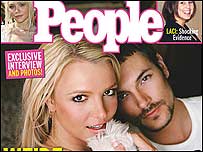 Britney e Kevin na capa da revista People 