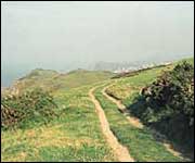 Coastal footpath