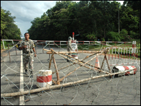 Hàng rào thép gai