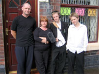 Mr and Mrs Fairclough and James and Will