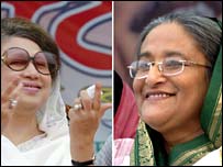 شیخ حسینہ اور خالدہ ضیاء