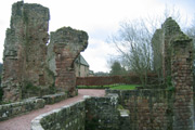 Bridge leading to the ruins of Rosslyn Castle