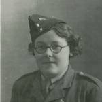 Maude Burt in uniform Maude Burt in uniform