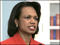 کانداليزا رايس وزير خارجه آمريکا