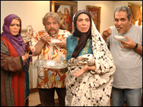 تعدادی از بازیگران فیلم دایره زنگی، عکس از سایت جشنواره فیلم فجر